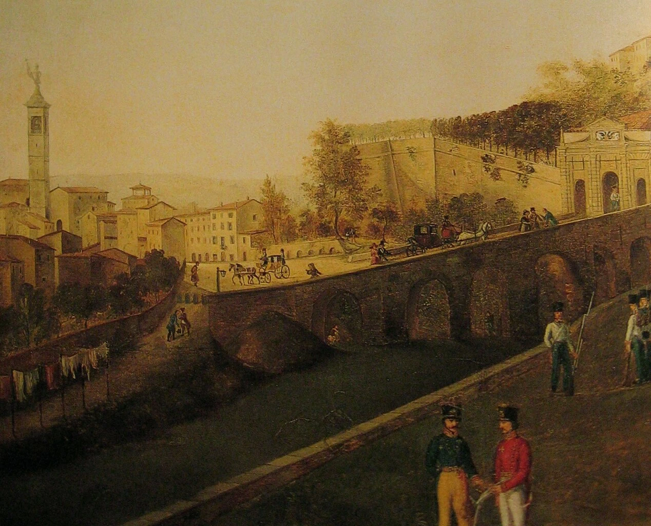 Gli spalti di Sant'Agostino - Accademia Carrara, Bergamo